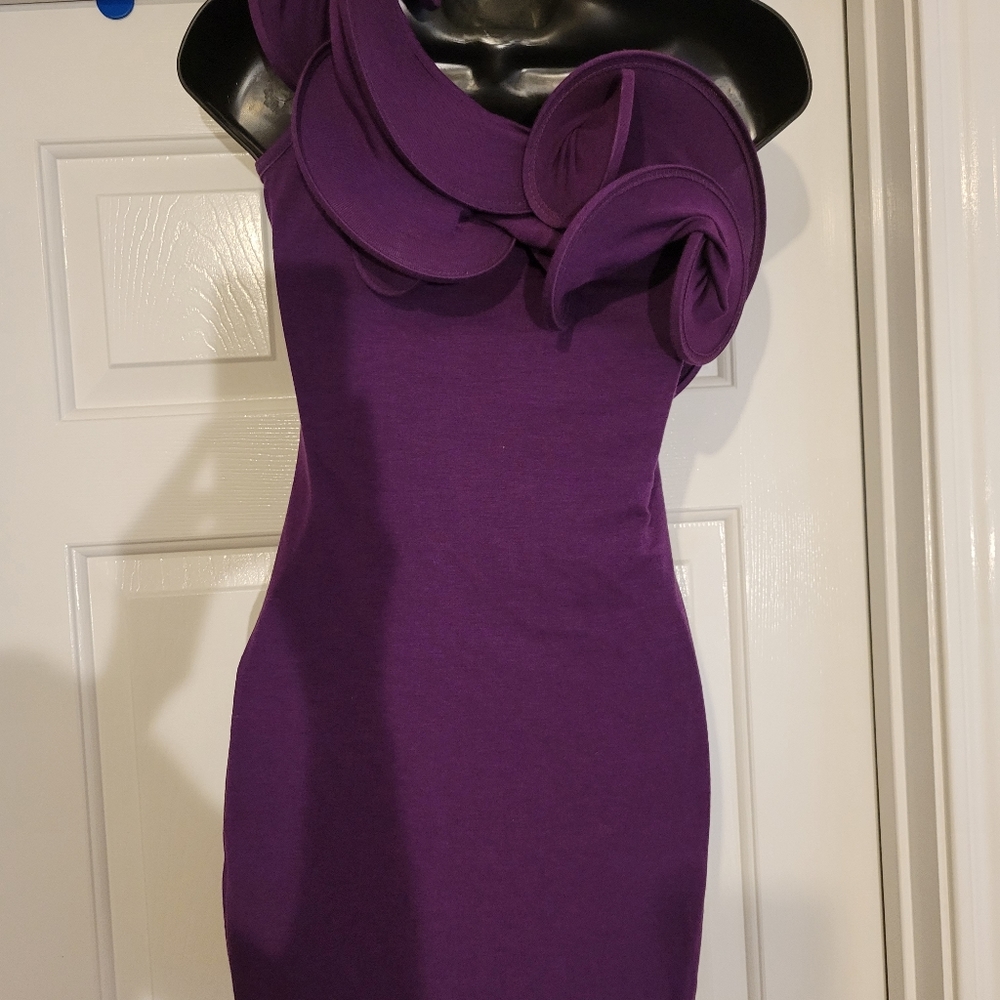 Lovey Dovey, purple, one shoulder, top